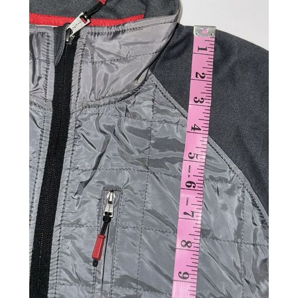 Orvis Mens Quilted Jacket Full Zip Outdoor Lightweight Gray Casual Large Hiking - Picture 13 of 16